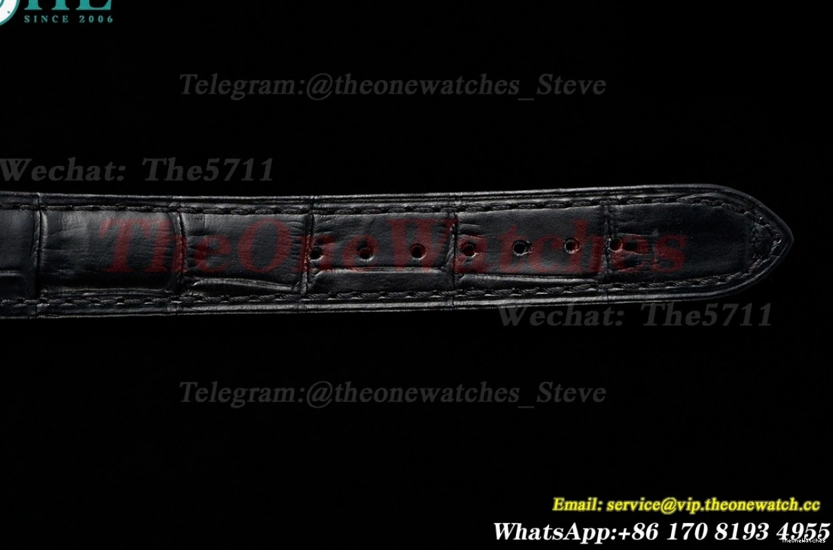 Dumont LE AF Dial Blk Silver RG Quartz Santos 1220